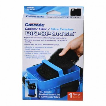 Cascade Canister Filter Bio-Sponge - 700 and 1000 Bio Sponge - 1 Pack - 2 Pieces