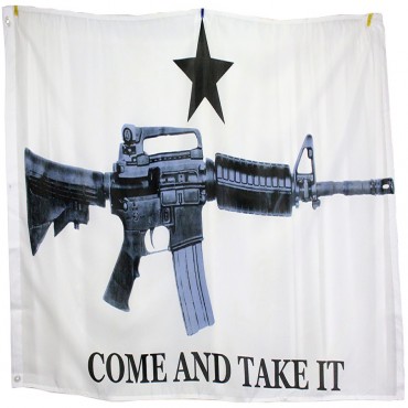 3x5 Super Polyester M4 Carbine Come & Take it Flag indoor Outdoor