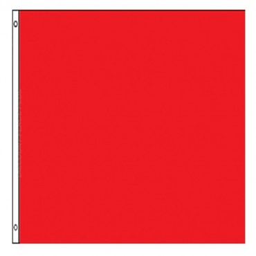 Perrini Poly Nylon 3 ft. x 5 ft. Red Flag