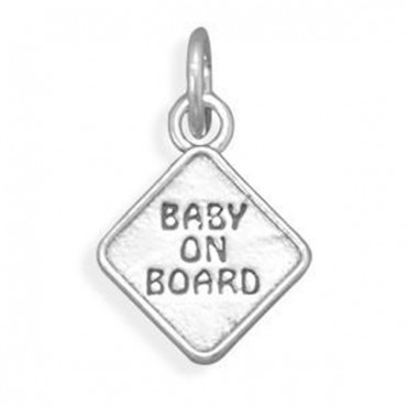 Oxidized - Baby on Board - Charm