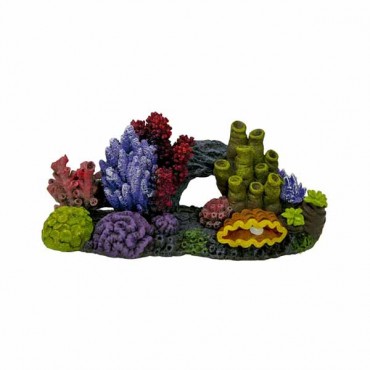 Exotic Environments Great Barrier Reef Aquarium Ornament - 8.25 in. L x 3.75 in. W x 3.75 in. H