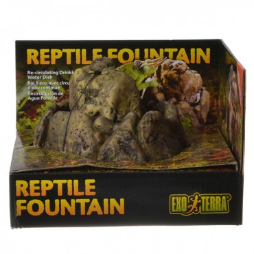Exo-Terra Reptile Fountain - 8.3 in. L x 7.5 in. W x 5.7 in. H