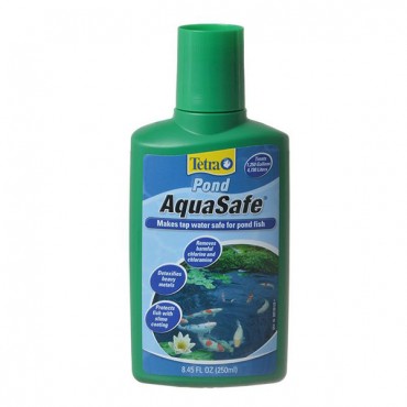 Tetra Pond Aqua safe Water Conditioner - 8.4 oz - Treats 1,250 Gallons