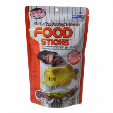 Hikari Food Sticks for Top Feeding Carnivorous Fish - 8.8 oz