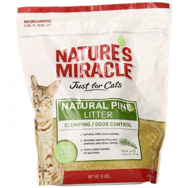 Nature's Miracle Just for Cats Natural Pine Litter - 8 lbs