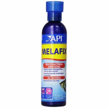 API MelaFix Antibacterial Fish Remedy - 8 oz Bottle - Treats 474 Gallons - 2 Pieces