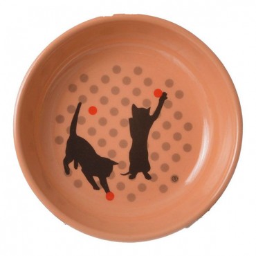 Van Ness Ecoware Non-Skid Degradable Cat Dish - 8 oz Capacity - 5.25 in. D x 1.25 in. H - 4 Pieces