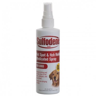 Sulfodene Hot Spots Skin Medication for Dogs - 8 oz - Pump Spray - 2 Pieces