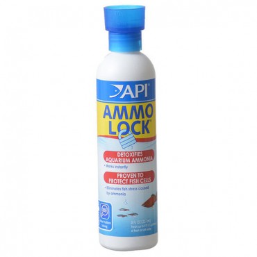 API Ammo Lock Ammonia Detoxifier for Aquariums - 8 oz - Treats 474 Gallons - 2 Pieces