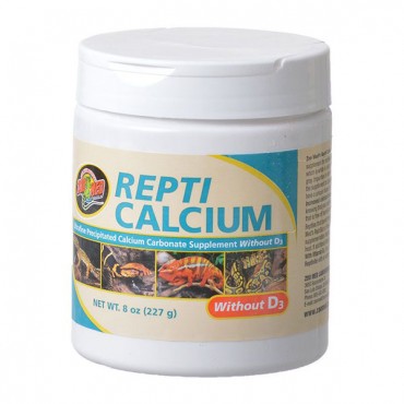 Zoo Med Repti Calcium Without D 3 - 8 oz - 2 Pieces