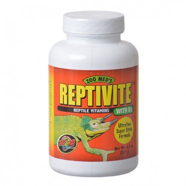 Zoo Med Reptivite Reptile Vitamins with D 3 - 8 oz