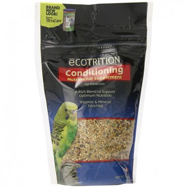 Ecotrition Conditioning Nutritional Supplement for Parakeets - 8 oz - 4 Pieces