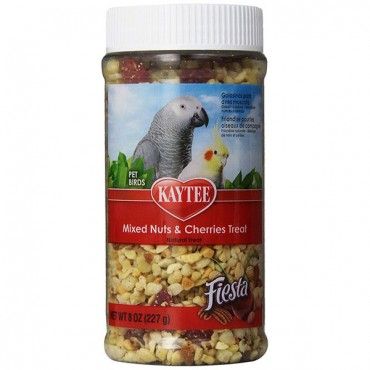 Kaytee Fiesta Mixed Nuts and Cherries - Pet Birds - 8 oz - 2 Pieces