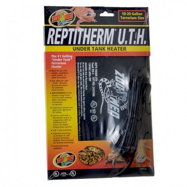 Zoo Med Repti Therm Under Tank Reptile Heater - 8 Watts - 8 in. Long x 6 in. Wide - 10-20 Gallons