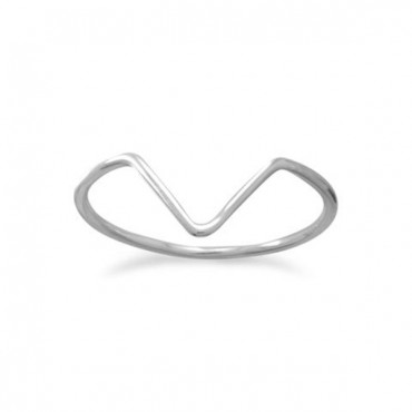 Thin V Design Ring