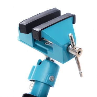 Goplus Bench Vise Swivel 3 In. Tabletop Clamp Vice Tilts Rotate 360° Universal Work