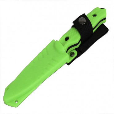8 in. Defender Xtreme Hunting Knife with Sheath Green