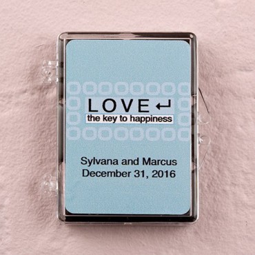 Love Keyboard Magnets Wedding Favor - Pack of 6