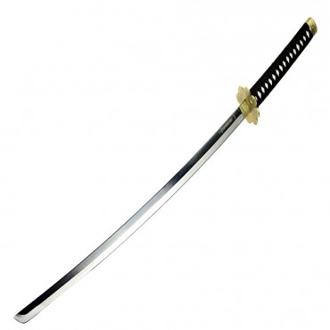 41 in. Black and Pink Collectible Katana Samurai Sword Peace Design