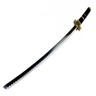 41 in. Black and Gold Collectible Katana Samurai Sword