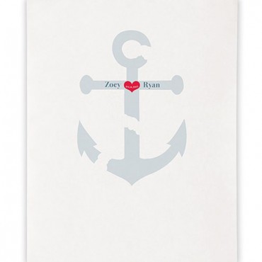 Anchor Personalized Photo Backdrop