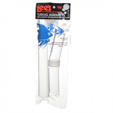 Lees Under gravel Uplift Tubing Assembly - 9.5 in. - 12 in. - 10 Gallons - 4 Pieces