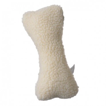 Spot Vermont Style Fleecy Bone Shaped Dog Toy - 9 in. Long - 4 Pieces