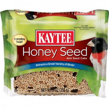 Kaytee Honey Seed Mini Seed Cake - 9 oz - 2 Pieces