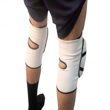White Professional Protective Knee Pads