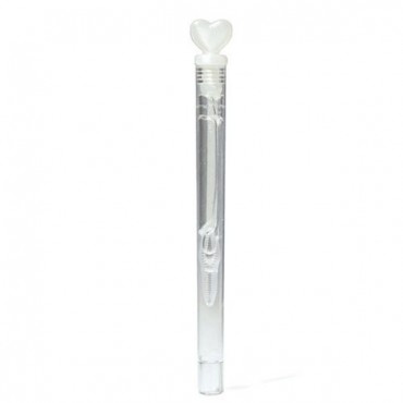 White Heart Wedding Bubbles