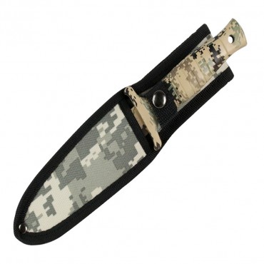 9 in. Defender Xtreme Desert Camo Hunting Knife with Sheath