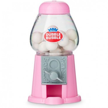 Mini Classic Pink Gumball Dispenser - 6 Pieces