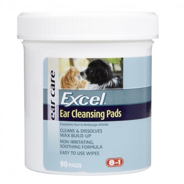 Excel Ear Cleansing Pads - 90 Pads - 2 Pieces