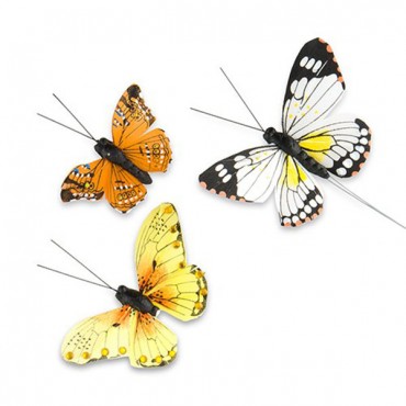Hand Painted Butterfly - Pack of 24 Assorted Sizes 24