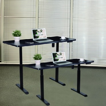 Electric Height Adjustable Standing Desk Frame With Memory Control