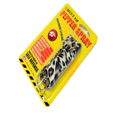1/2 Oz Pepper Spray W/ Cheetah Case Key Chain