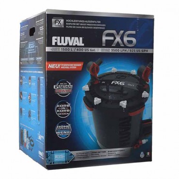 Flu val F X 6 High Performance Canister Filter - 925 GP H - Up to 400 Gallons