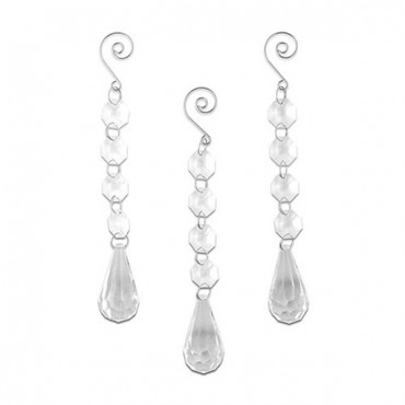 Acrylic Crystal Decorative Drops - Pack of 3 - 2 Pieces