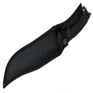 16 in. Defender Xtreme Full Tang Hunting Knife with Black Rubber Handle