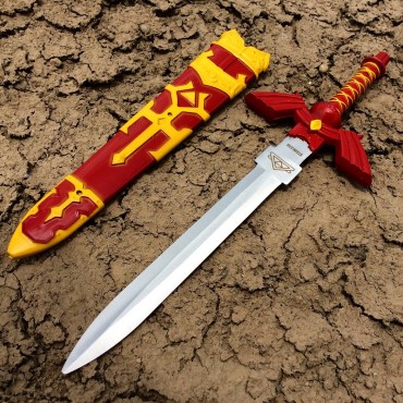 11.5 in. Fantasy Stainless Steel Red Hero Dagger