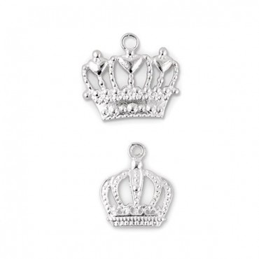 Royal Crown Charms - 2 Pieces