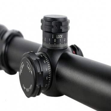 Hunt-Down 4-16x50 AODR/G Centerfire Rifle Scope with Scope Rings