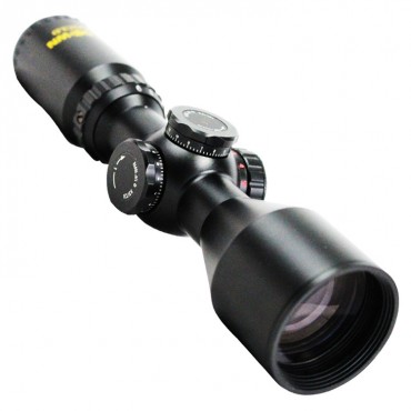 Hunt-Down Black 3-9x42CLD Compact R/G Reticle Hunt Rifle Scope