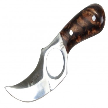 5.5 in. Defender Xtreme Full-Tang Skinner Knife with Brown Marble Handle