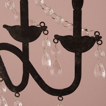 Chandelier Silhouette Wall Decoration