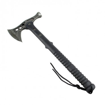 15 in. Stone wash Blade Hunting Axe with Sheath Outdoor Camping Axe