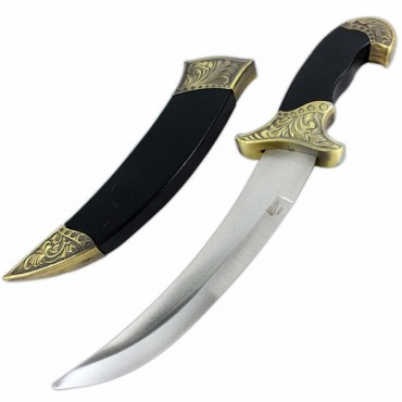 TheBoneEdge 12 in. Steel Collectible Dagger With Scabbard