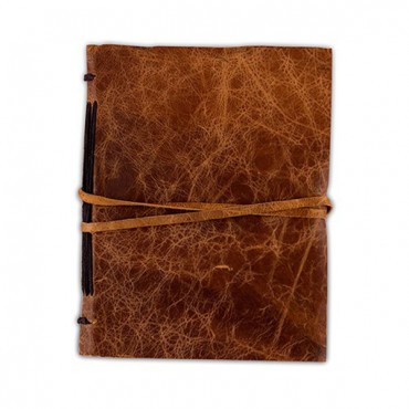 Leather Bound Journal Rustic Style Guest Book