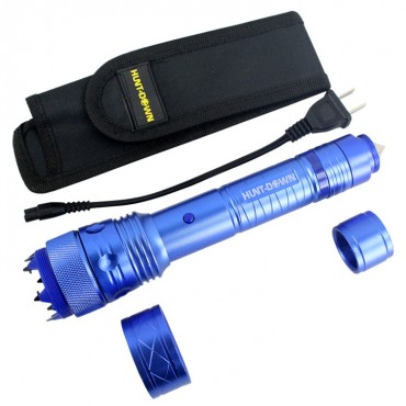 Defender-Xtreme High Powered Tactical Blue Flashlight Self Defense Stun Gun