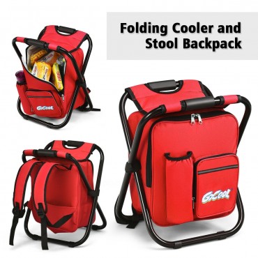 3 In 1 Cooler Backpack Chair For Hiking Events